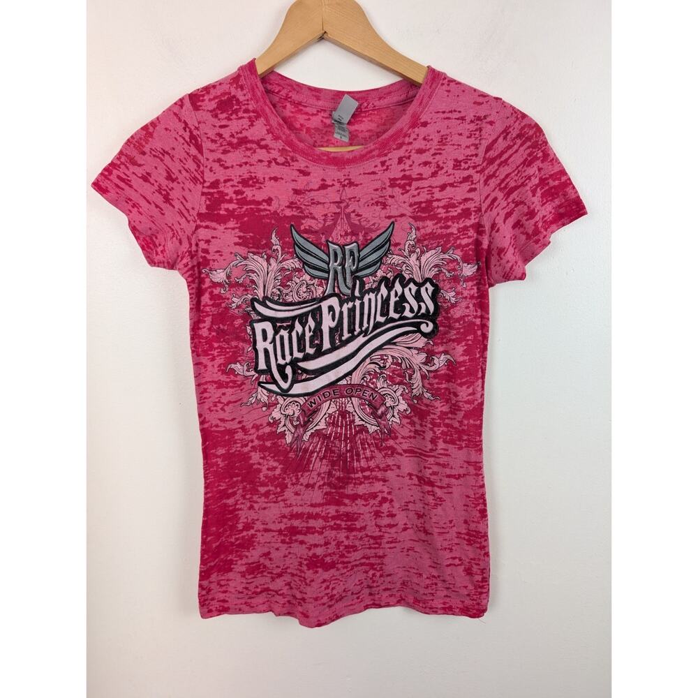 Y2k Race Princess Small S Pink T-shirt You Just Got Passed By A Girl S Graphic